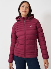 Crew Clothing Company Red Lightweight Padded Jacket - Image 1 of 5