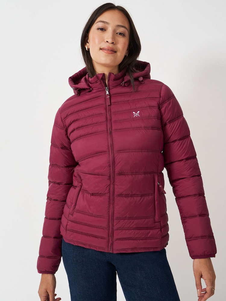 Crew Clothing Company Red Lightweight Padded Jacket - Image 1 of 5