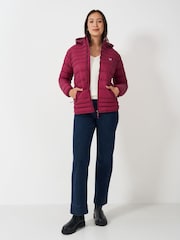 Crew Clothing Company Red Lightweight Padded Jacket - Image 3 of 5