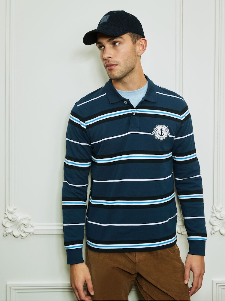 Crew Clothing Company Blue 100% Cotton Cord Cap - Image 1 of 3