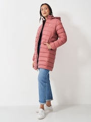 Crew Clothing Pink Lightweight Padded Coat - Image 2 of 5