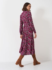 Crew Clothing Red Sienna Tie Waist Shirt Dress - Image 2 of 5