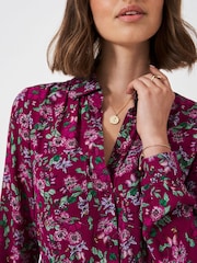 Crew Clothing Red Sienna Tie Waist Shirt Dress - Image 4 of 5
