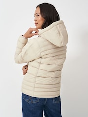 Crew Clothing Company Natural Lightweight Padded Jacket - Image 2 of 5