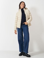 Crew Clothing Company Natural Lightweight Padded Jacket - Image 3 of 5