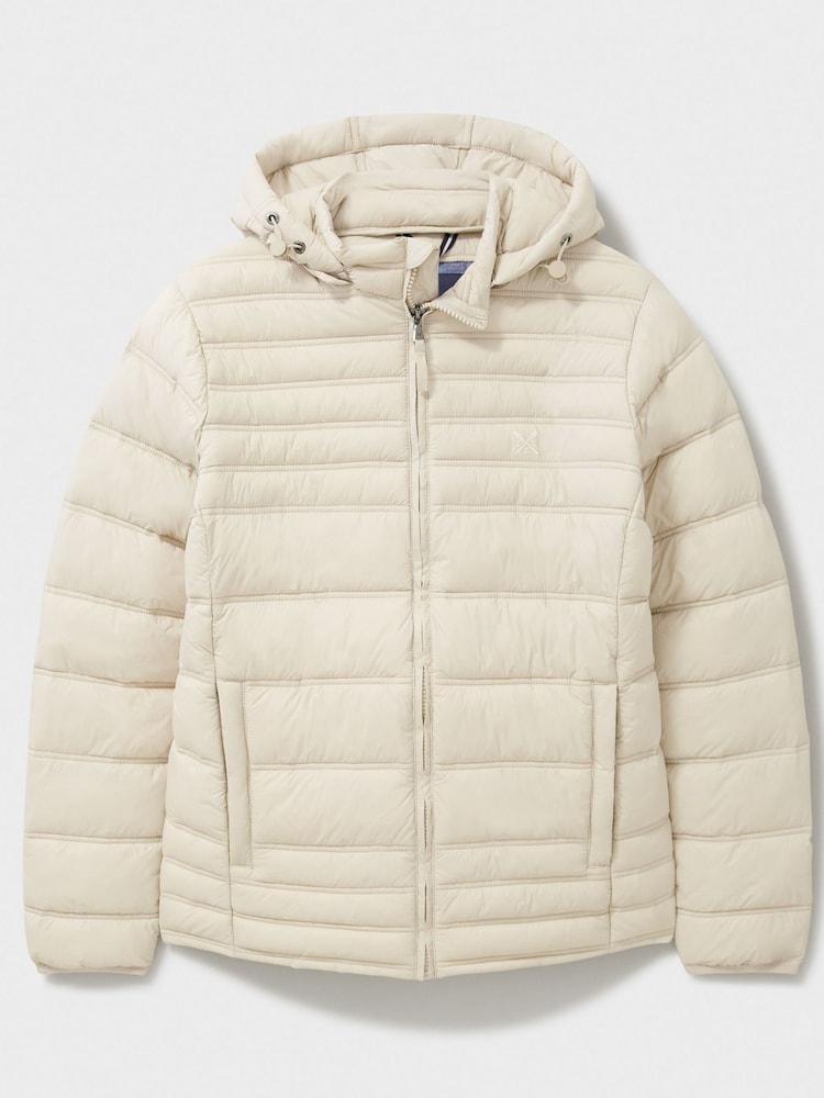 Crew Clothing Company Natural Lightweight Padded Jacket - Image 5 of 5