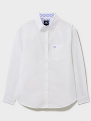 Crew Clothing White Poplin 100% Cotton Shirt - Image 5 of 5