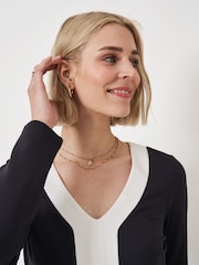 Crew Clothing Black Evalyn Ponte Dress - Image 5 of 6