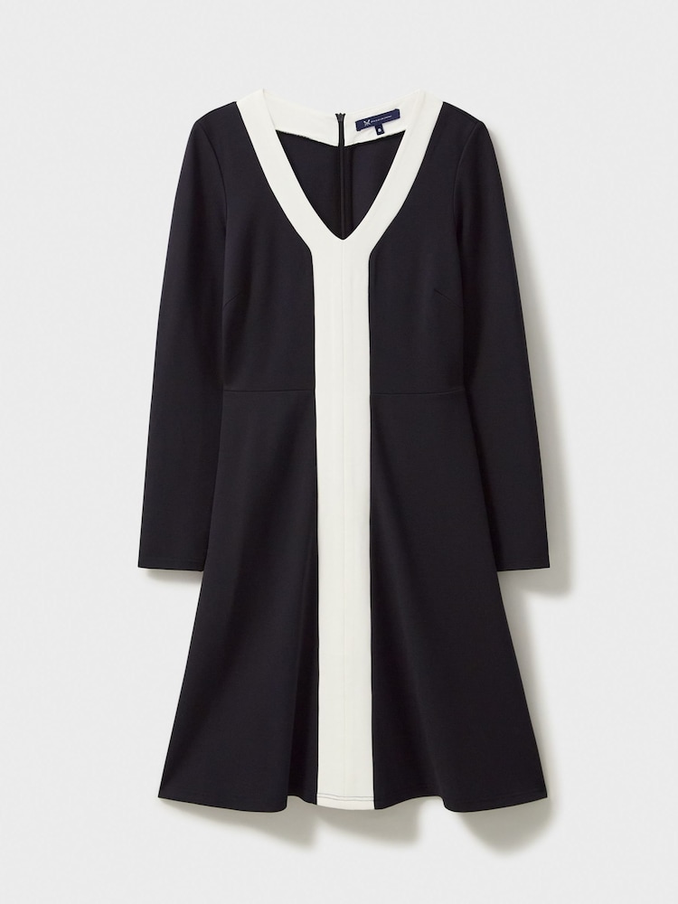 Crew Clothing Black Evalyn Ponte Dress - Image 6 of 6