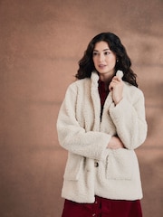 Crew Clothing, Borg-Jacke - Bild 2 von 8
