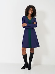 Crew Clothing Green Evalyn Ponte Dress - Image 1 of 5