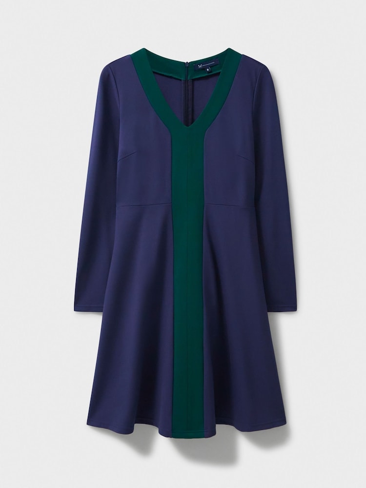 Crew Clothing Green Evalyn Ponte Dress - Image 5 of 5