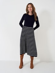 Crew Clothing Fit and Flare Knitted Dress - Изображение 1 из 5