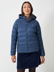 Crew Clothing Company Blue Navy Lightweight Padded Jacket - Image 1 of 5