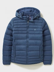 Crew Clothing Company Blue Navy Lightweight Padded Jacket - Image 5 of 5