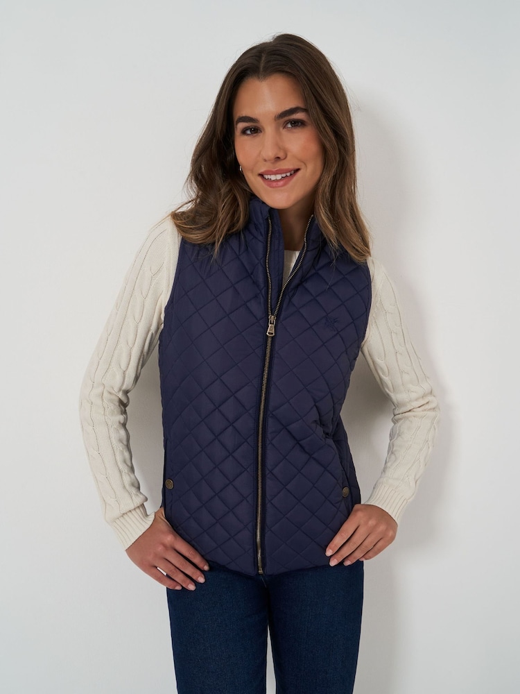 Crew Clothing, Rauten-Steppweste - Bild 1 von 5 Crew Clothing, Rauten-Steppweste - Bild 1 von 5