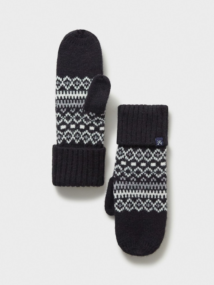 Crew Clothing Company Pattern Winter Mittens - Bild 1 von 1