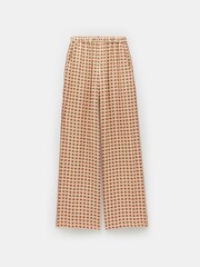 Hush Cream Rita Printed Wide Leg Trousers - Image 5 of 5
