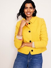 Boden Yellow Oxford Melton Jacket - Image 1 of 5