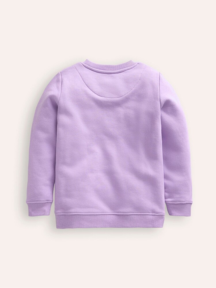 Boden Purple Dog Appliqué Sweatshirt - Image 2 of 3