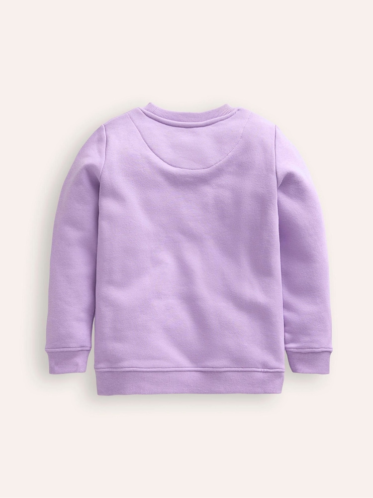 Boden Purple Dog Appliqué Sweatshirt - Image 2 of 3 Boden Purple Dog Appliqué Sweatshirt - Image 2 of 3