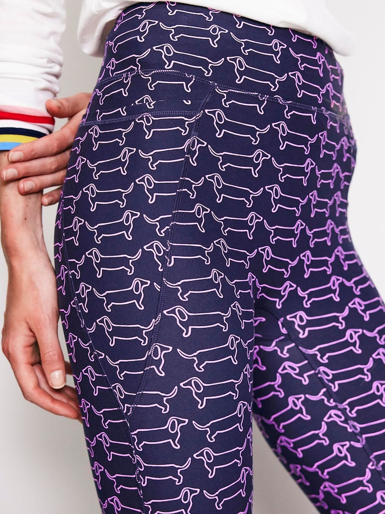 Azul - Leggings de talle alto con bolsillos de Boden - Imagen 2 de 5