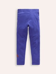 Boden Blue Unicorn Appliqué Leggings - Image 2 of 3