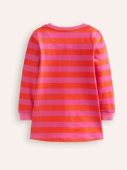 Boden Orange Ida Halloween Ghosts Sweatshirt Appliqué Dress - Image 2 of 3