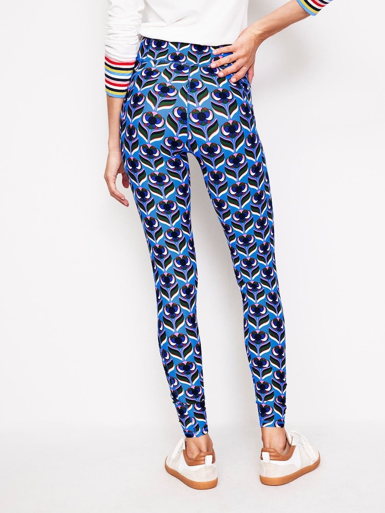 Boden Blue High Waist Pocket Leggings - Image 3 of 5