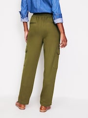 Boden Green Ponte Twill Tapered Trousers - Image 3 of 5