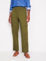 Boden Green Ponte Twill Tapered Trousers - Image 4 of 5