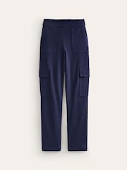 Boden Blue Ponte Twill Tapered Trousers - Image 5 of 5