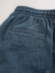 Navy/Ecru Regular Tapered Fit Cotton Linen Striped Trousers - Image 10 of 10