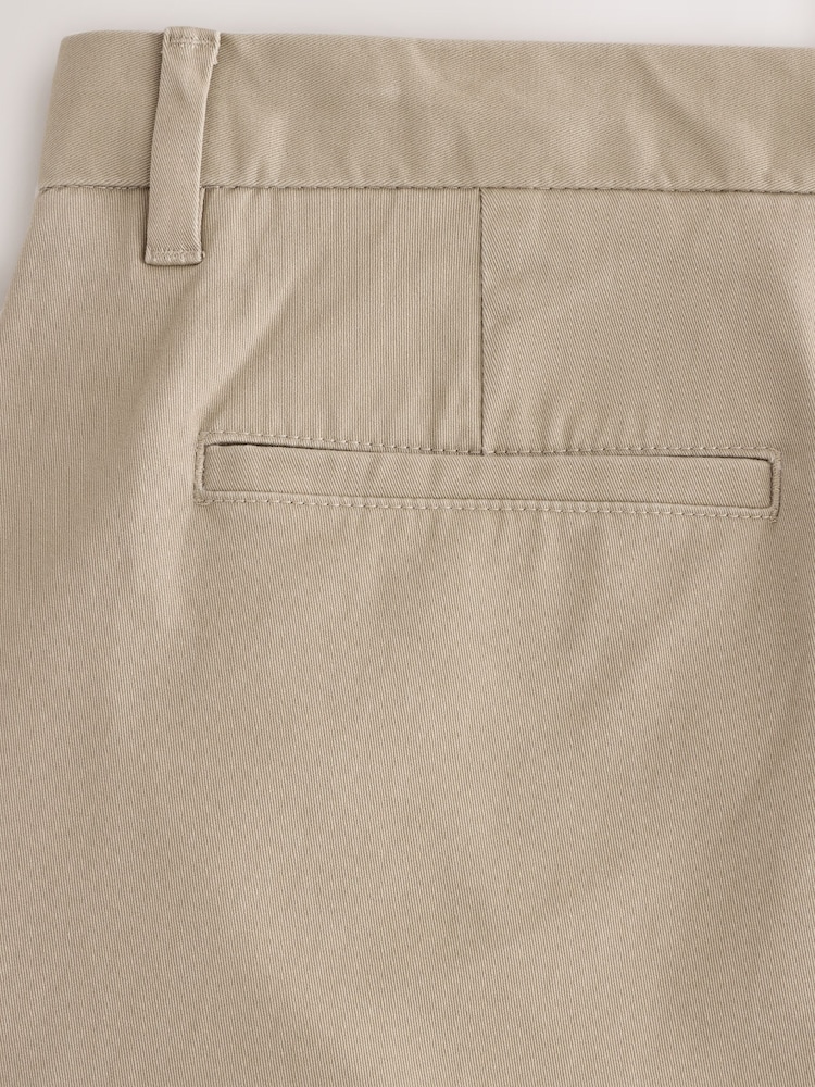 Stone Regular Tapered Fit Stretch Chinos Trousers - Image 4 of 4