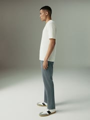 Blue Slim Fit 5 Pocket Soft Touch Trousers - Image 4 of 11