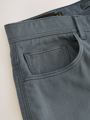 Blue Slim Fit 5 Pocket Soft Touch Trousers - Image 8 of 11