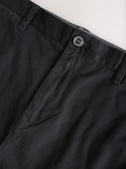 Black Regular Tapered Fit Stretch Chinos Trousers - Image 10 of 10