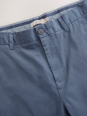Blue/Grey Mid Regular Tapered Fit Stretch Chinos Trousers - Image 2 of 4