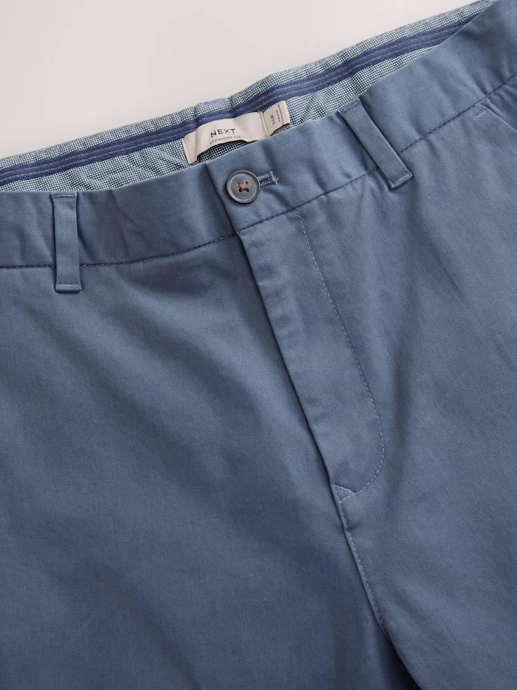 Caña media en azul/gris - Ajuste tapered regular - Chinos elásticos - Imagen 2 de 4 Caña media en azul/gris - Ajuste tapered regular - Chinos elásticos - Imagen 2 de 4
