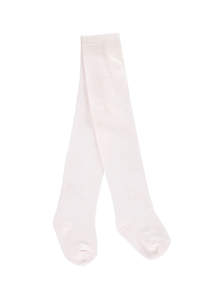 Emile Et Rose Party 100% Cotton Dress With Tulle Overlay Embroidered Yoke and Tights - Image 6 of 6