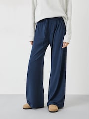 Hush Blue Amie Wide Leg Joggers - Image 2 of 4
