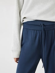 Hush Blue Amie Wide Leg Joggers - Image 3 of 4