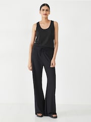 Hush Black Amie Wide Leg Joggers - Image 1 of 4