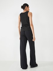 Hush Black Amie Wide Leg Joggers - Image 2 of 4