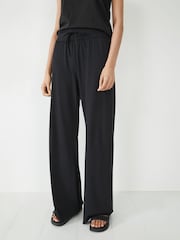 Hush Black Amie Wide Leg Joggers - Image 3 of 4