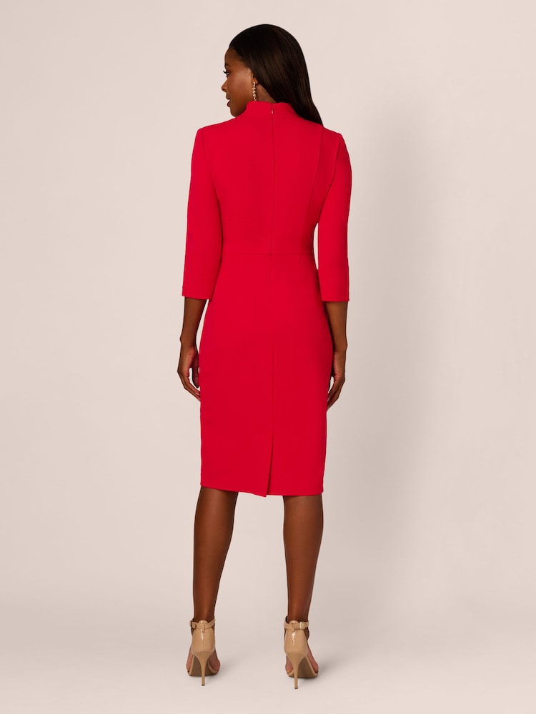 Adrianna Papell Blue Front Tie Short Dress - Image 2 of 7