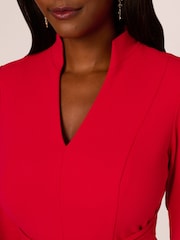 Adrianna Papell Blue Front Tie Short Dress - Image 5 of 7