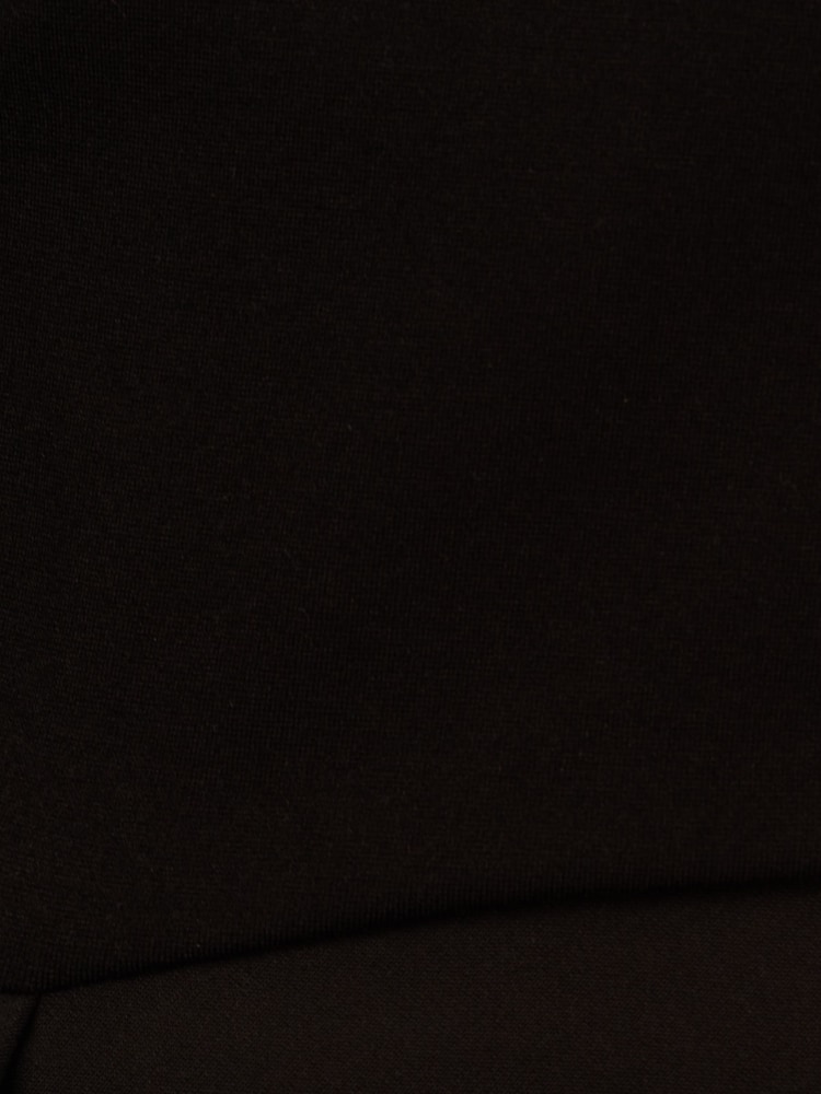 Adrianna Papell Ponte Combo Short Black Dress - Image 7 of 7