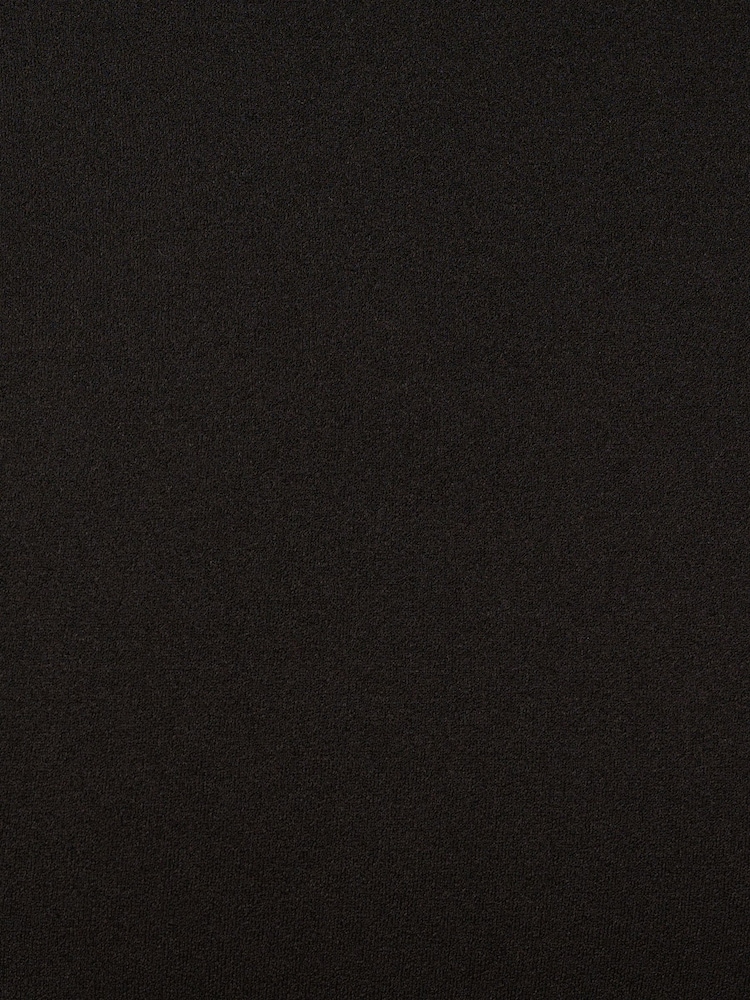 Adrianna Papell Stretch Crepe Feather Black Dress - Image 7 of 7