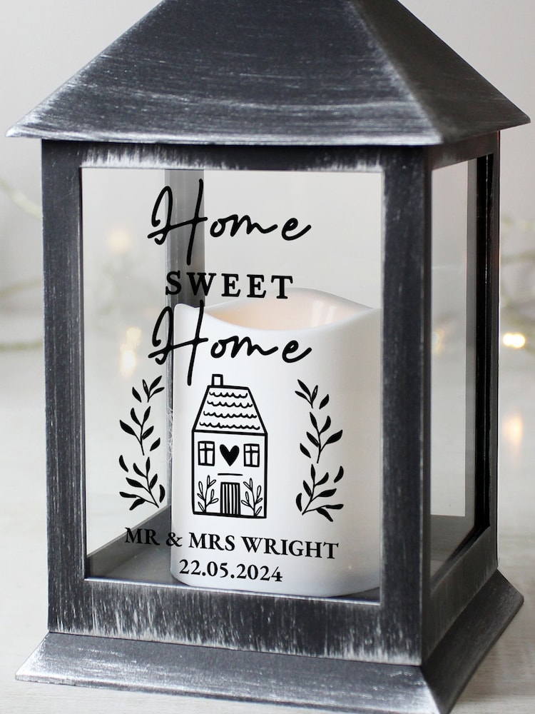 Personalised Home Sweet Home LED Lantern by PMC - Image 2 of 3 Personalised Home Sweet Home LED Lantern by PMC - Image 2 of 3